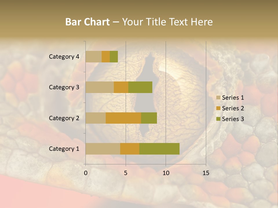 A Macro Shot Of The Eye Of A Tokay Gecko PowerPoint Template