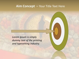 A Macro Shot Of The Eye Of A Tokay Gecko PowerPoint Template