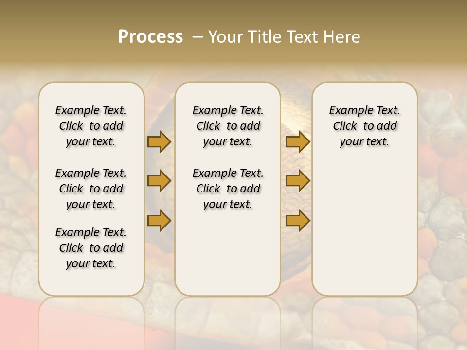 A Macro Shot Of The Eye Of A Tokay Gecko PowerPoint Template