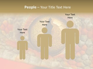 A Macro Shot Of The Eye Of A Tokay Gecko PowerPoint Template