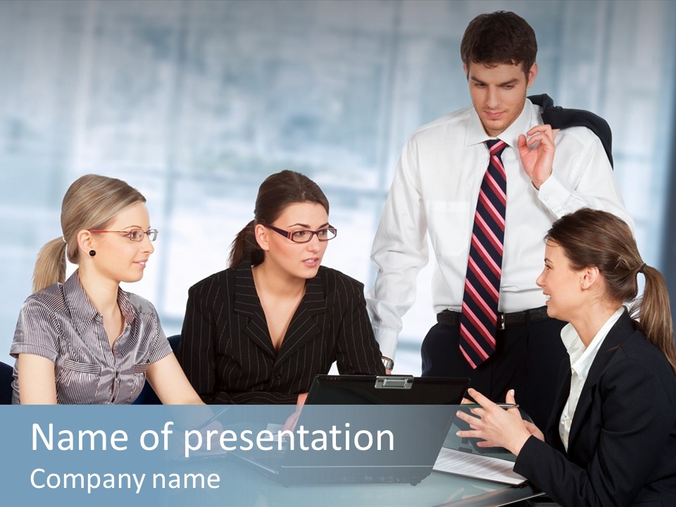 A View Of A Senior Engineer Training A Newly Hired Employee. PowerPoint Template