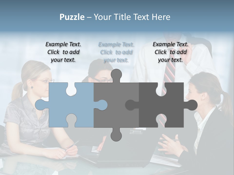 A View Of A Senior Engineer Training A Newly Hired Employee. PowerPoint Template