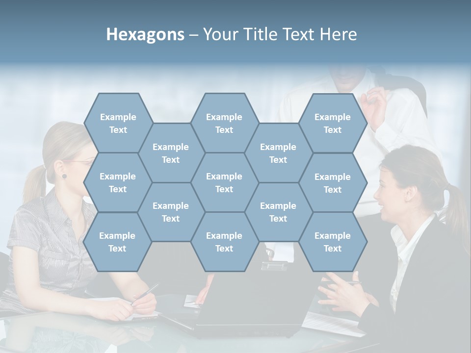 A View Of A Senior Engineer Training A Newly Hired Employee. PowerPoint Template