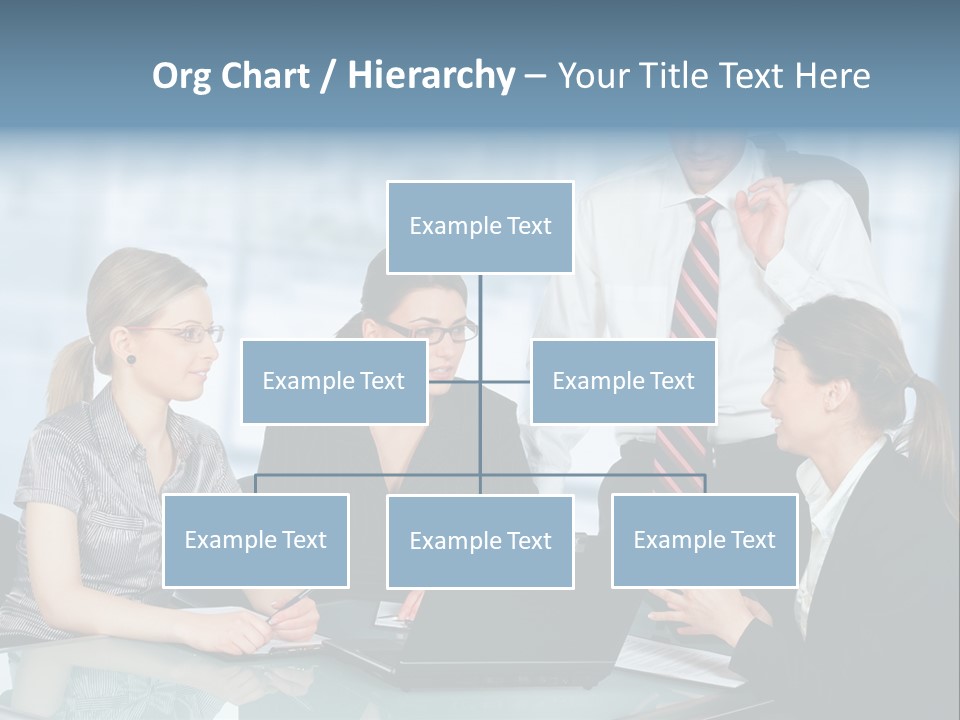 A View Of A Senior Engineer Training A Newly Hired Employee. PowerPoint Template
