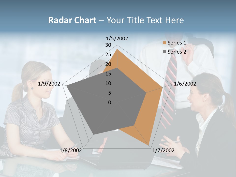 A View Of A Senior Engineer Training A Newly Hired Employee. PowerPoint Template
