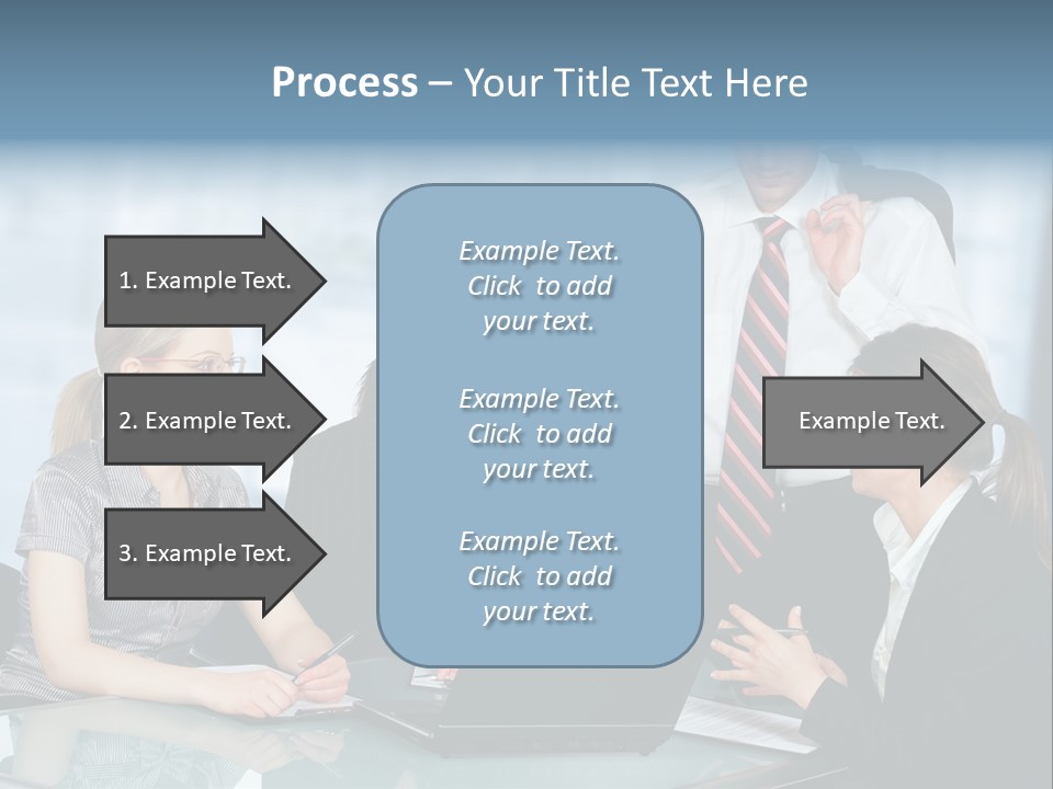A View Of A Senior Engineer Training A Newly Hired Employee. PowerPoint Template