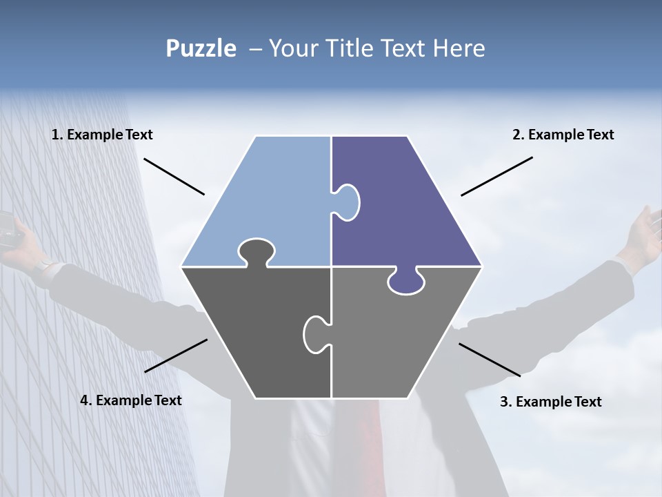 Successful Business Man PowerPoint Template