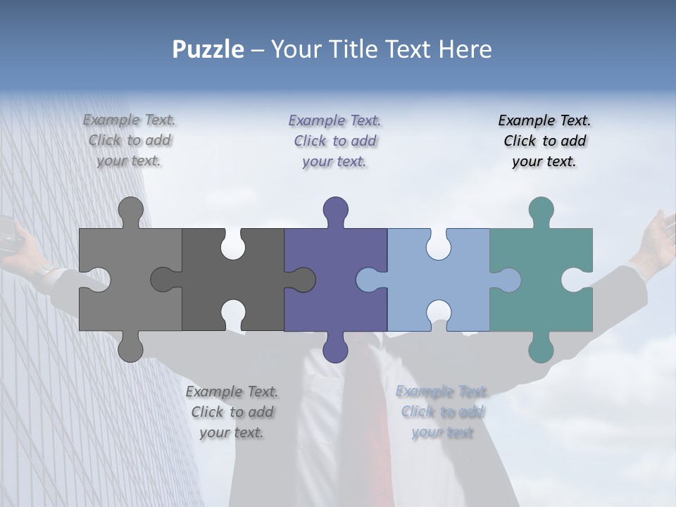 Successful Business Man PowerPoint Template