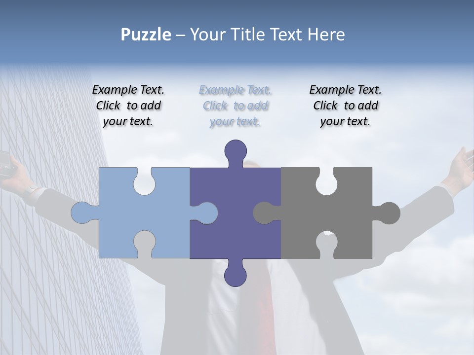 Successful Business Man PowerPoint Template