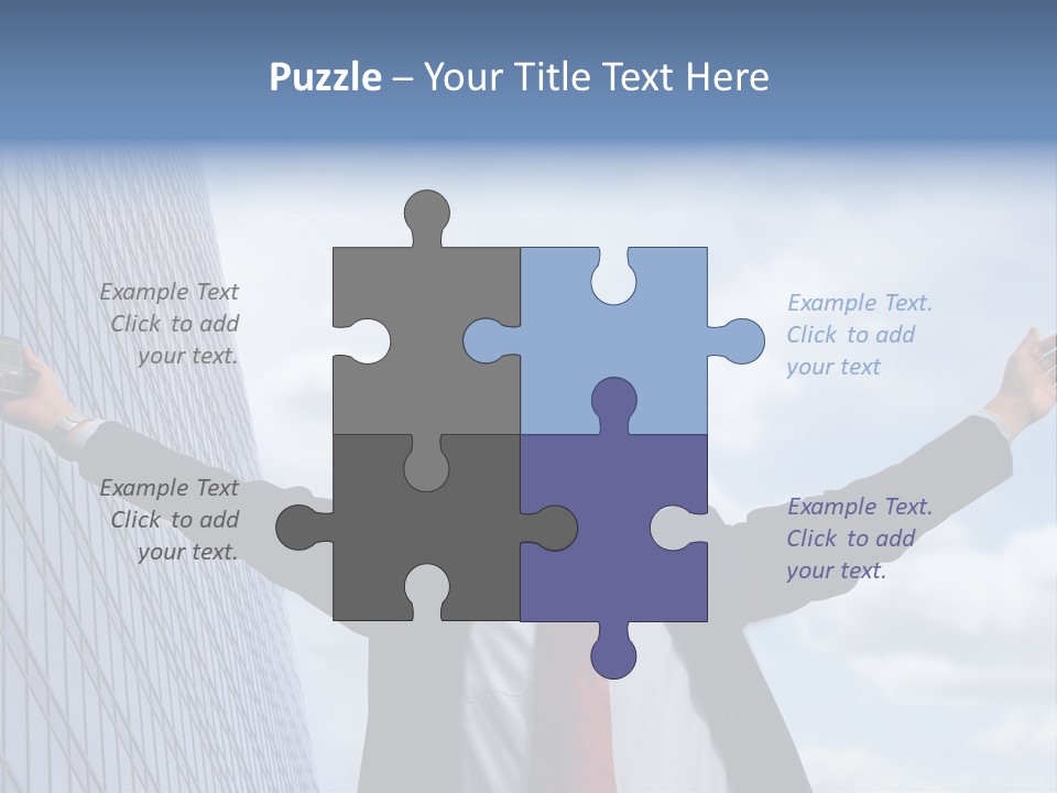 Successful Business Man PowerPoint Template