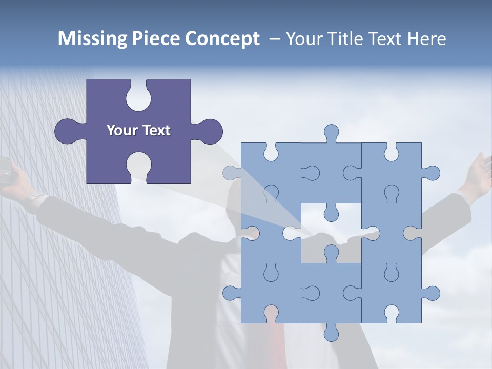 Successful Business Man PowerPoint Template