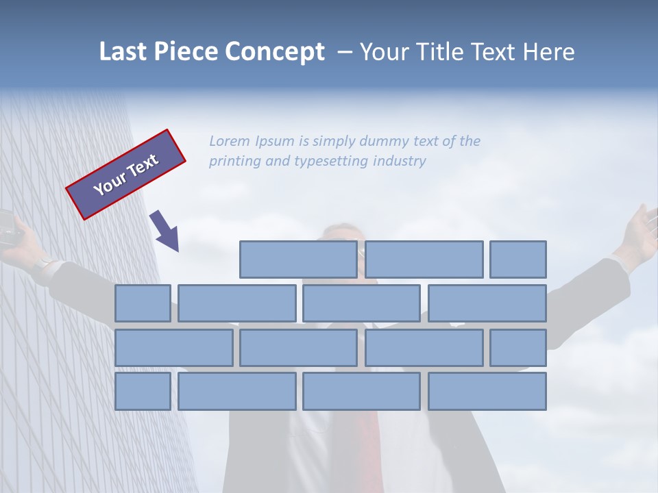 Successful Business Man PowerPoint Template