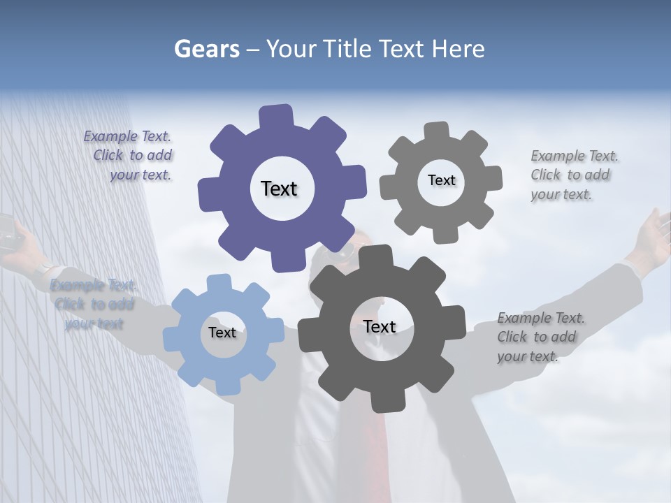 Successful Business Man PowerPoint Template