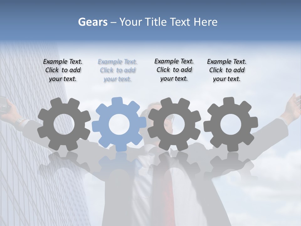 Successful Business Man PowerPoint Template