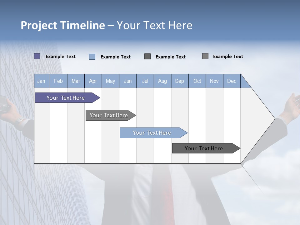 Successful Business Man PowerPoint Template