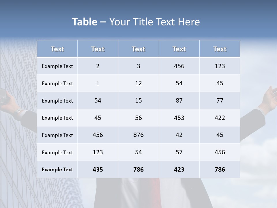 Successful Business Man PowerPoint Template