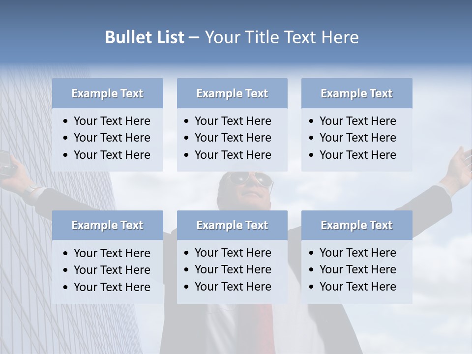 Successful Business Man PowerPoint Template