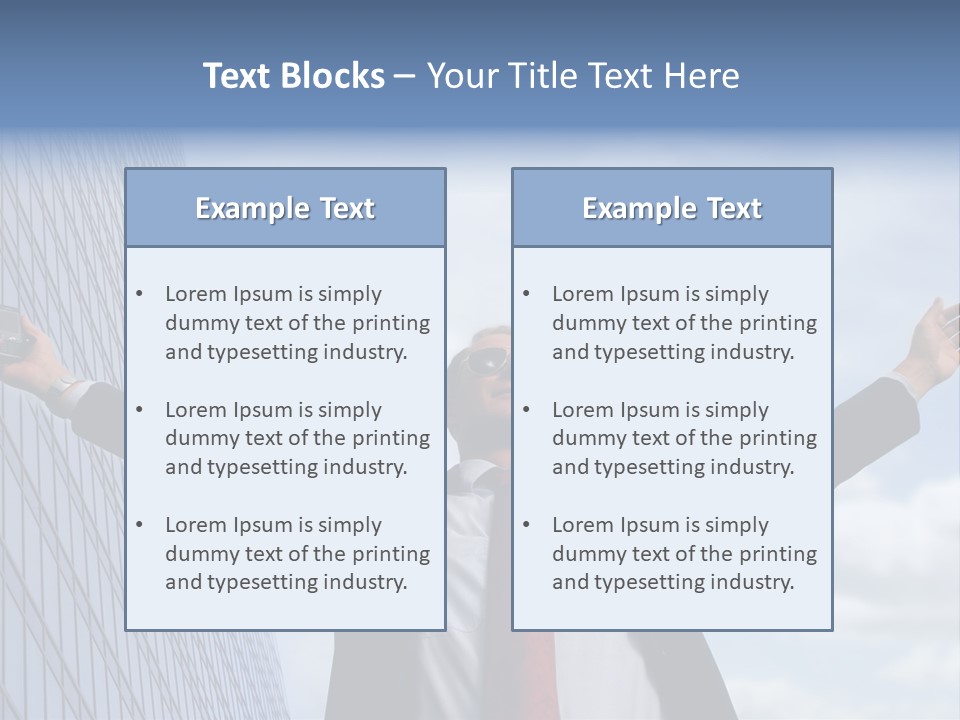 Successful Business Man PowerPoint Template