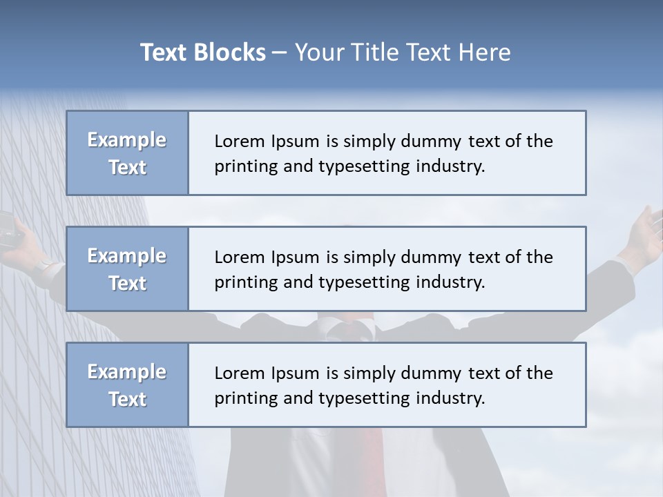 Successful Business Man PowerPoint Template
