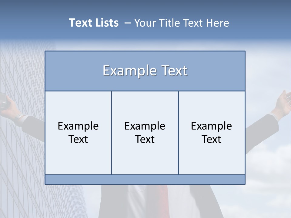 Successful Business Man PowerPoint Template