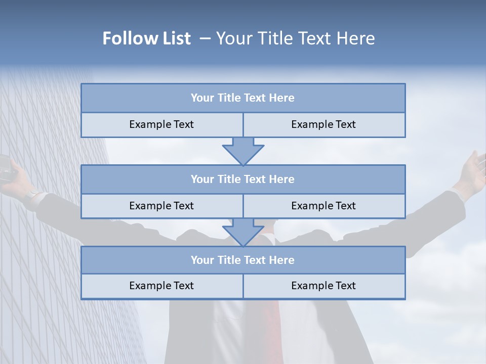 Successful Business Man PowerPoint Template