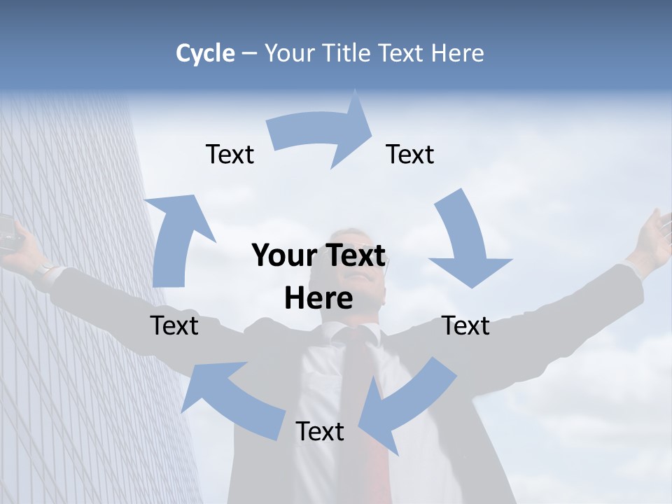 Successful Business Man PowerPoint Template