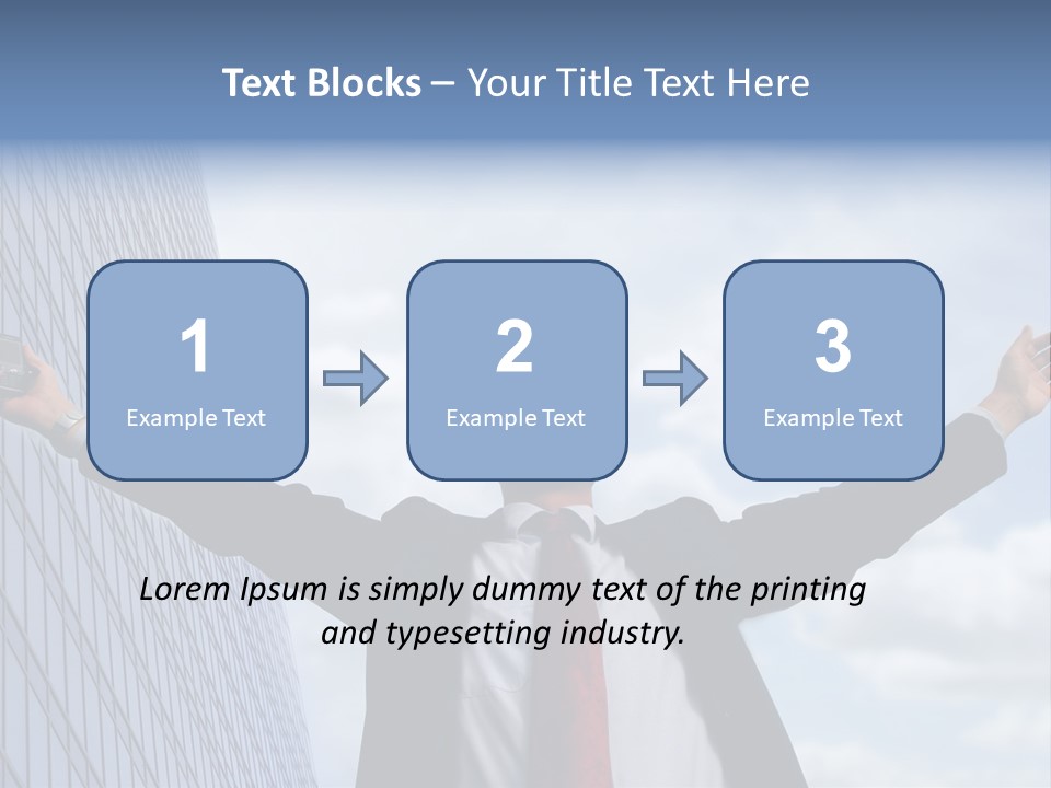 Successful Business Man PowerPoint Template