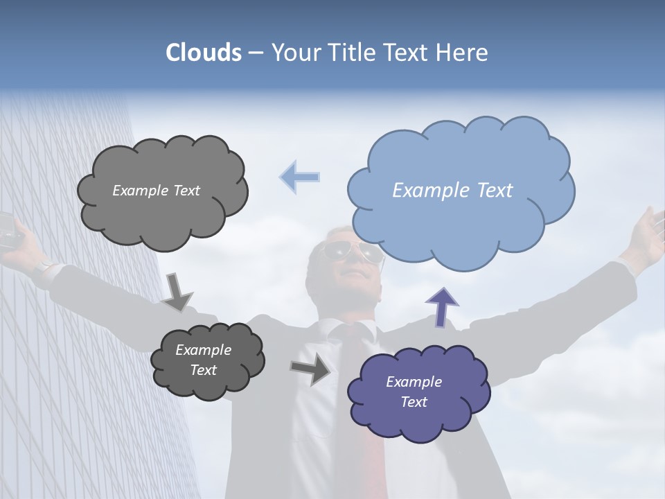 Successful Business Man PowerPoint Template