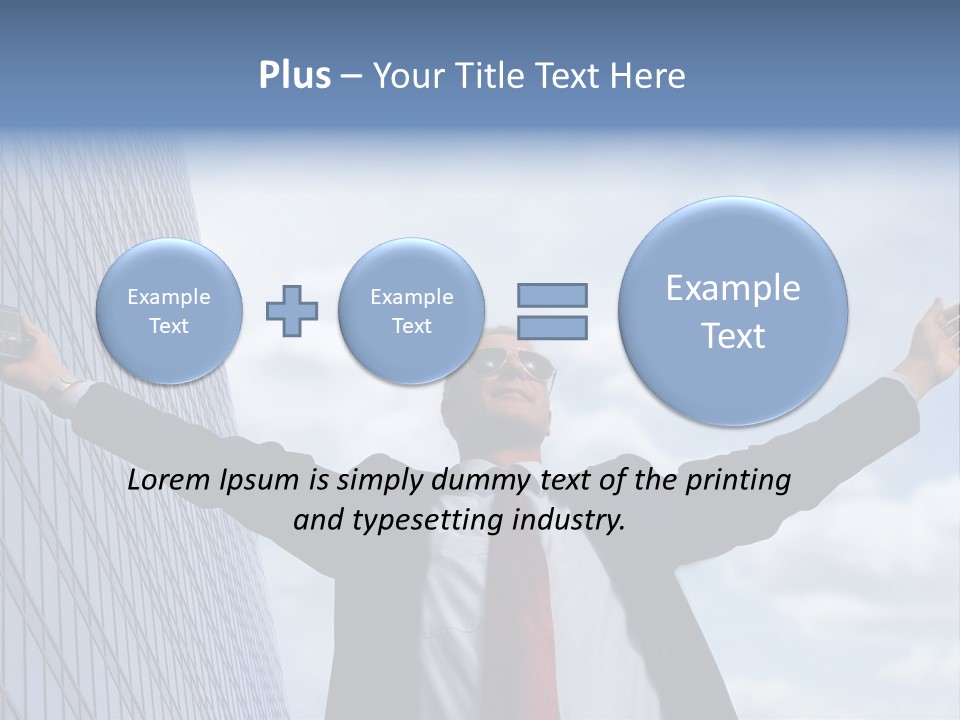Successful Business Man PowerPoint Template