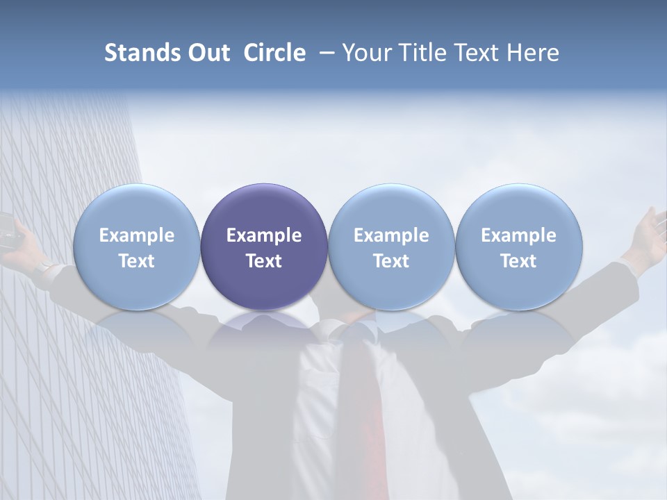 Successful Business Man PowerPoint Template