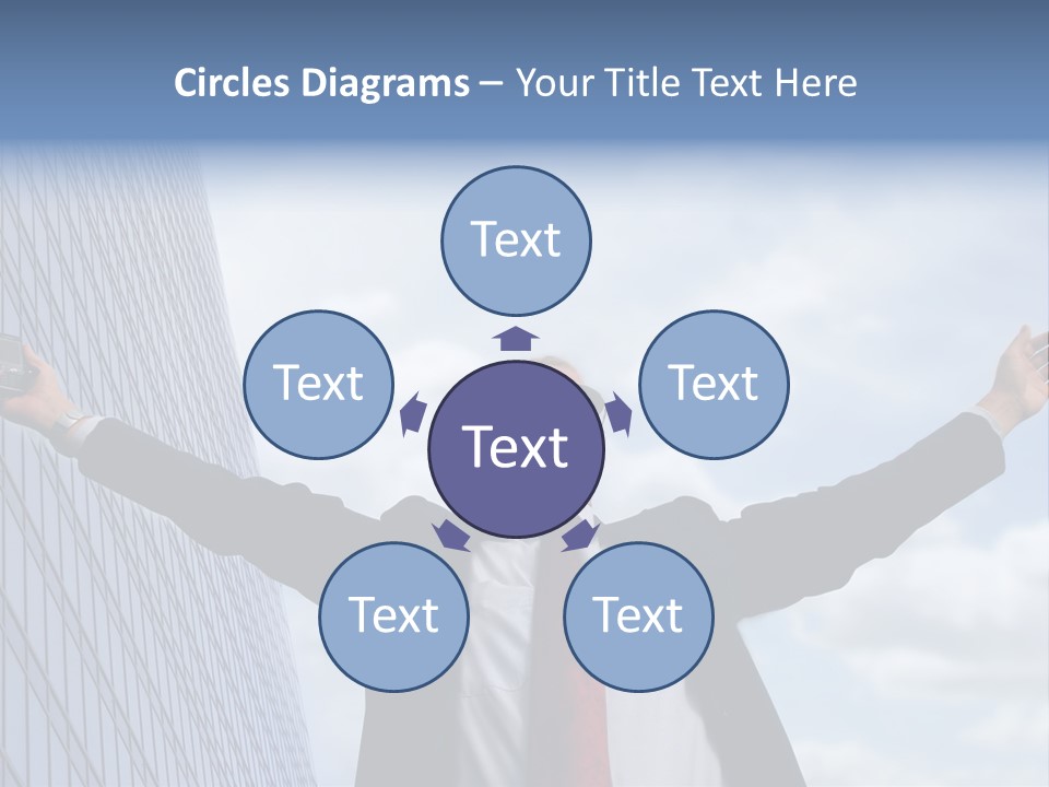 Successful Business Man PowerPoint Template