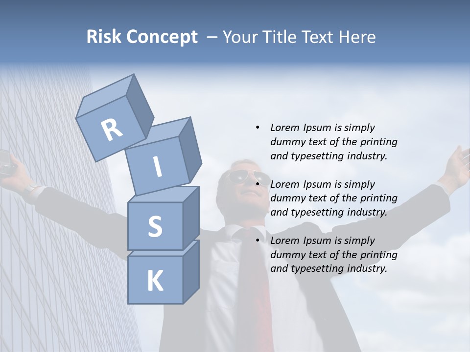 Successful Business Man PowerPoint Template