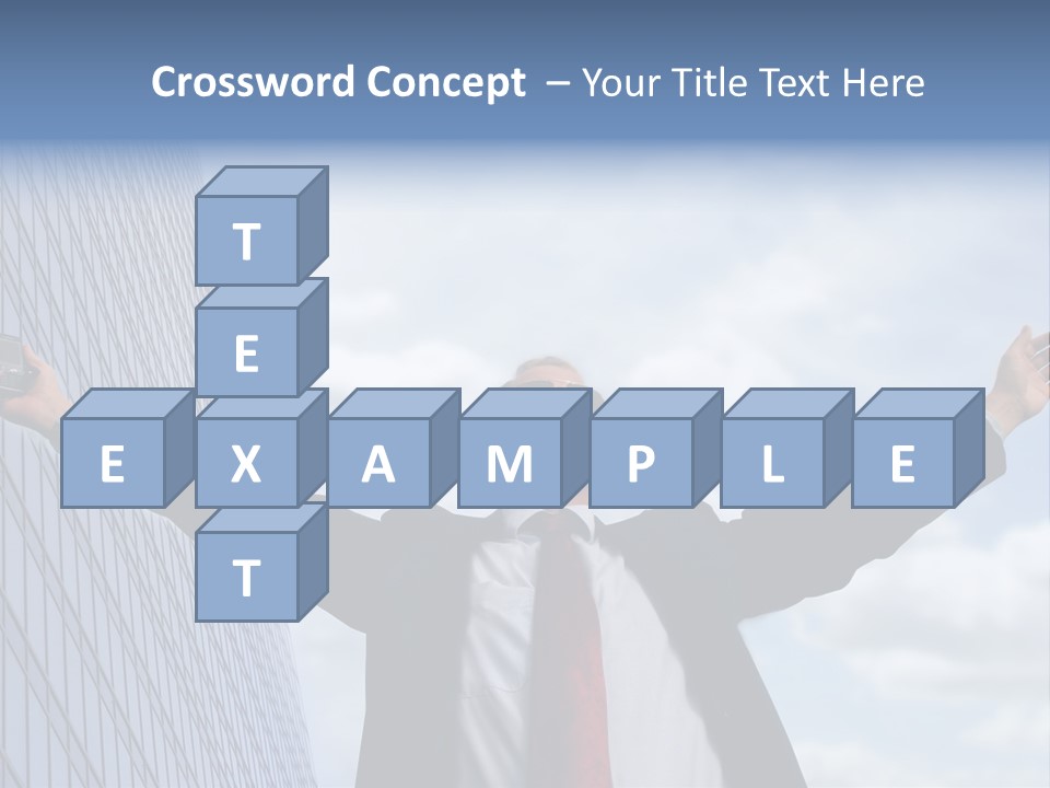 Successful Business Man PowerPoint Template