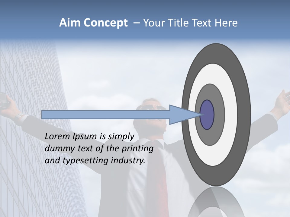Successful Business Man PowerPoint Template