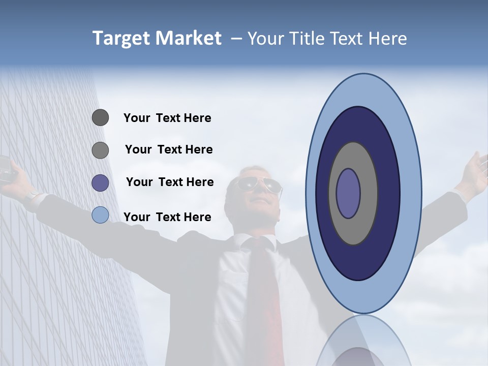 Successful Business Man PowerPoint Template