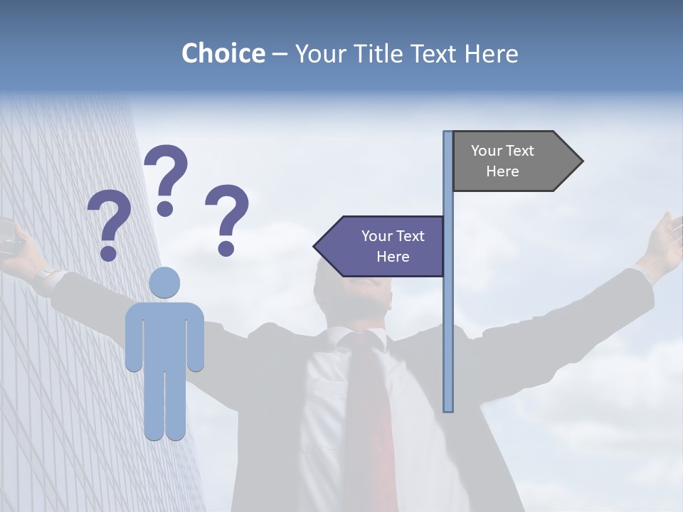 Successful Business Man PowerPoint Template