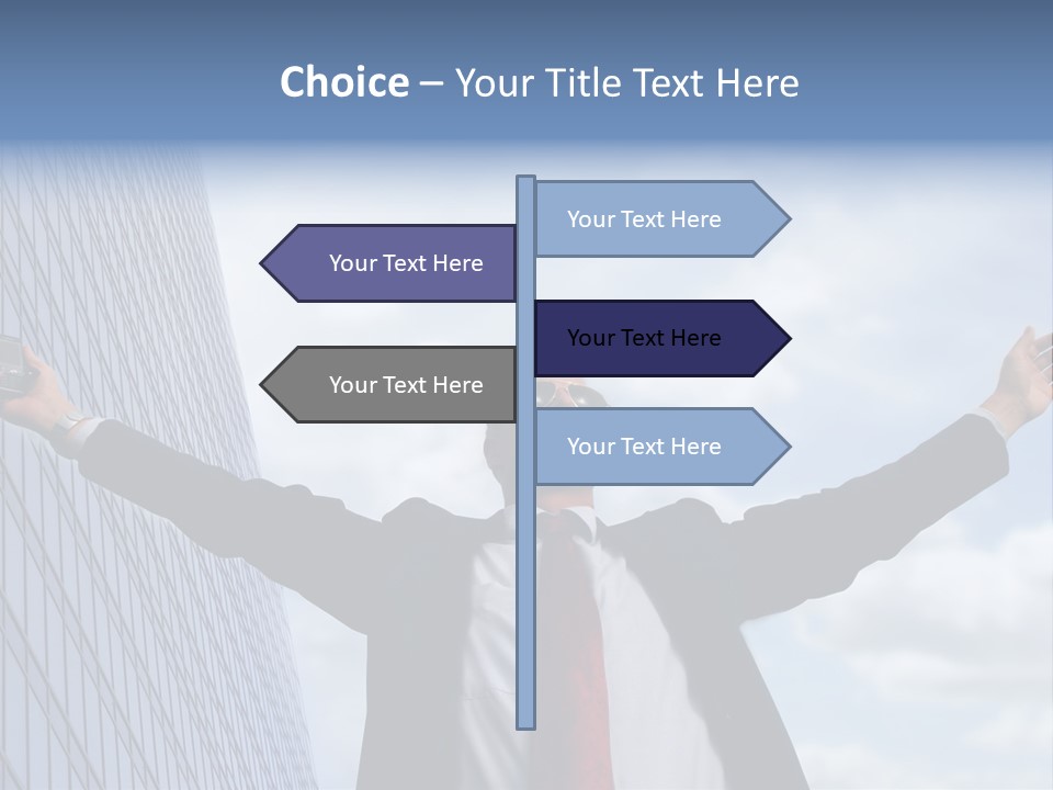 Successful Business Man PowerPoint Template