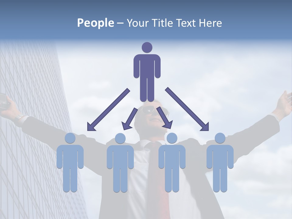 Successful Business Man PowerPoint Template