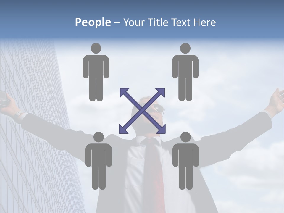 Successful Business Man PowerPoint Template