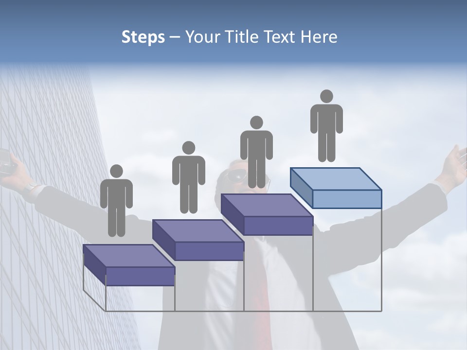 Successful Business Man PowerPoint Template