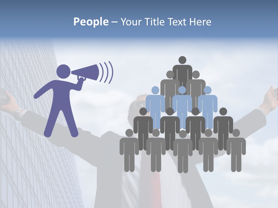 Successful Business Man PowerPoint Template