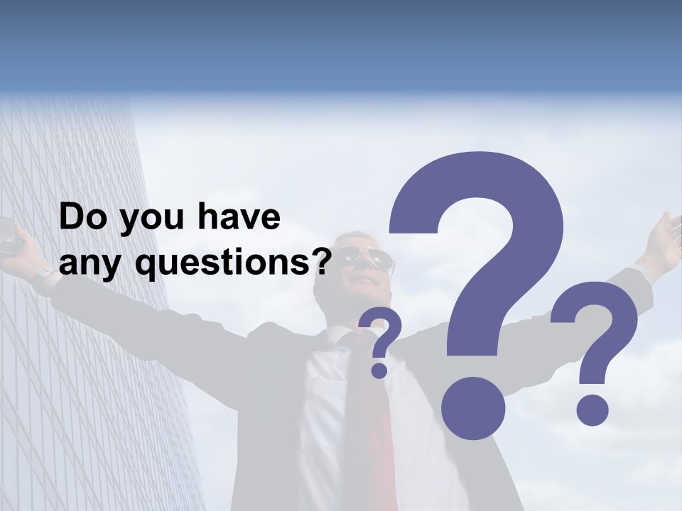 Successful Business Man PowerPoint Template