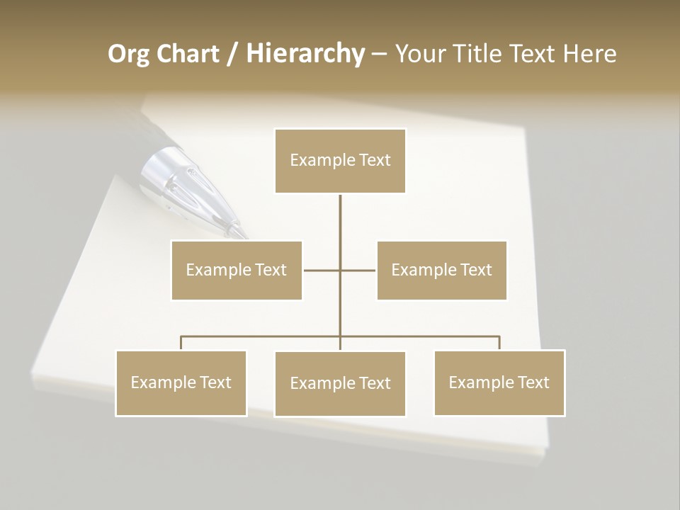 A Pen Resting On Top Of A Piece Of Paper PowerPoint Template
