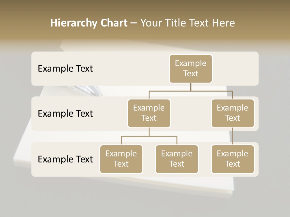 A Pen Resting On Top Of A Piece Of Paper PowerPoint Template