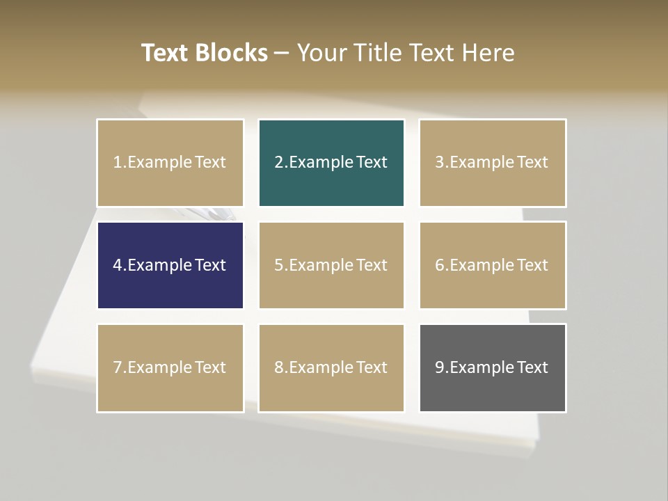 A Pen Resting On Top Of A Piece Of Paper PowerPoint Template