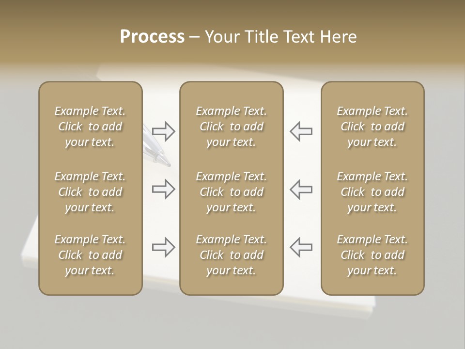 A Pen Resting On Top Of A Piece Of Paper PowerPoint Template