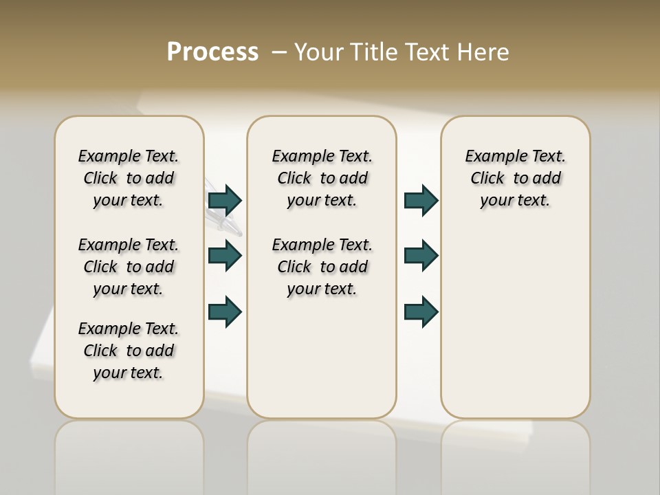 A Pen Resting On Top Of A Piece Of Paper PowerPoint Template