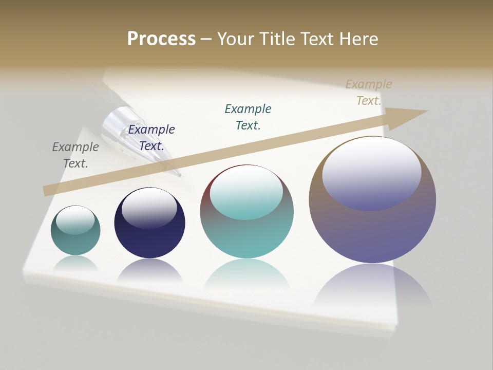 A Pen Resting On Top Of A Piece Of Paper PowerPoint Template