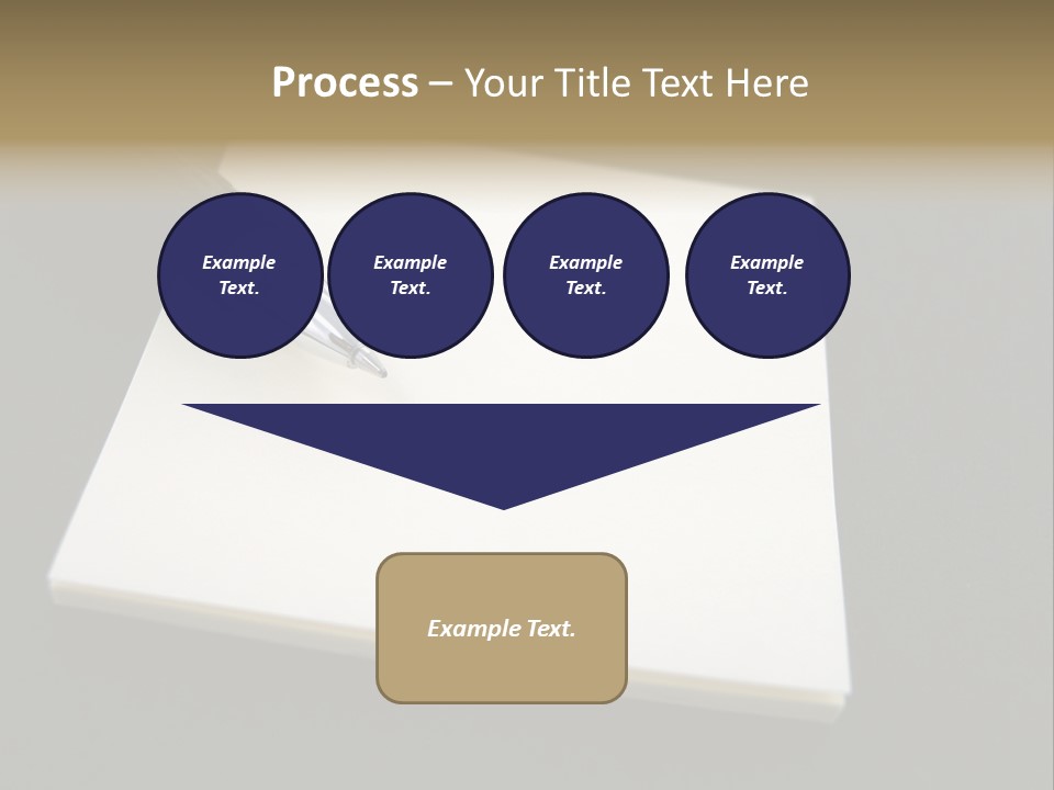 A Pen Resting On Top Of A Piece Of Paper PowerPoint Template