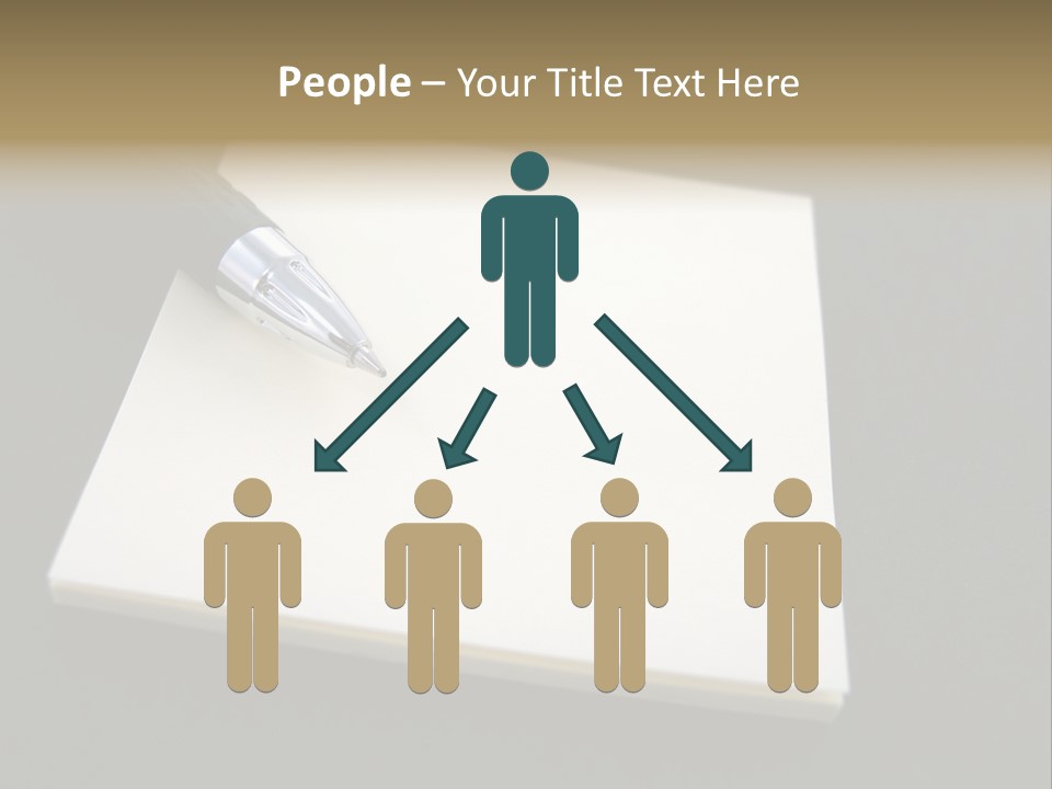 A Pen Resting On Top Of A Piece Of Paper PowerPoint Template